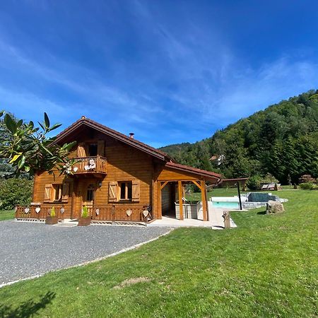 Gite Chalet Avec Bain Nordique Et Piscine 11 Pers Hautes Vosges Plainfaing Buitenkant foto