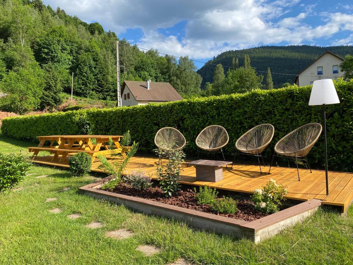 Gite Chalet Avec Bain Nordique Et Piscine 11 Pers Hautes Vosges Plainfaing Buitenkant foto