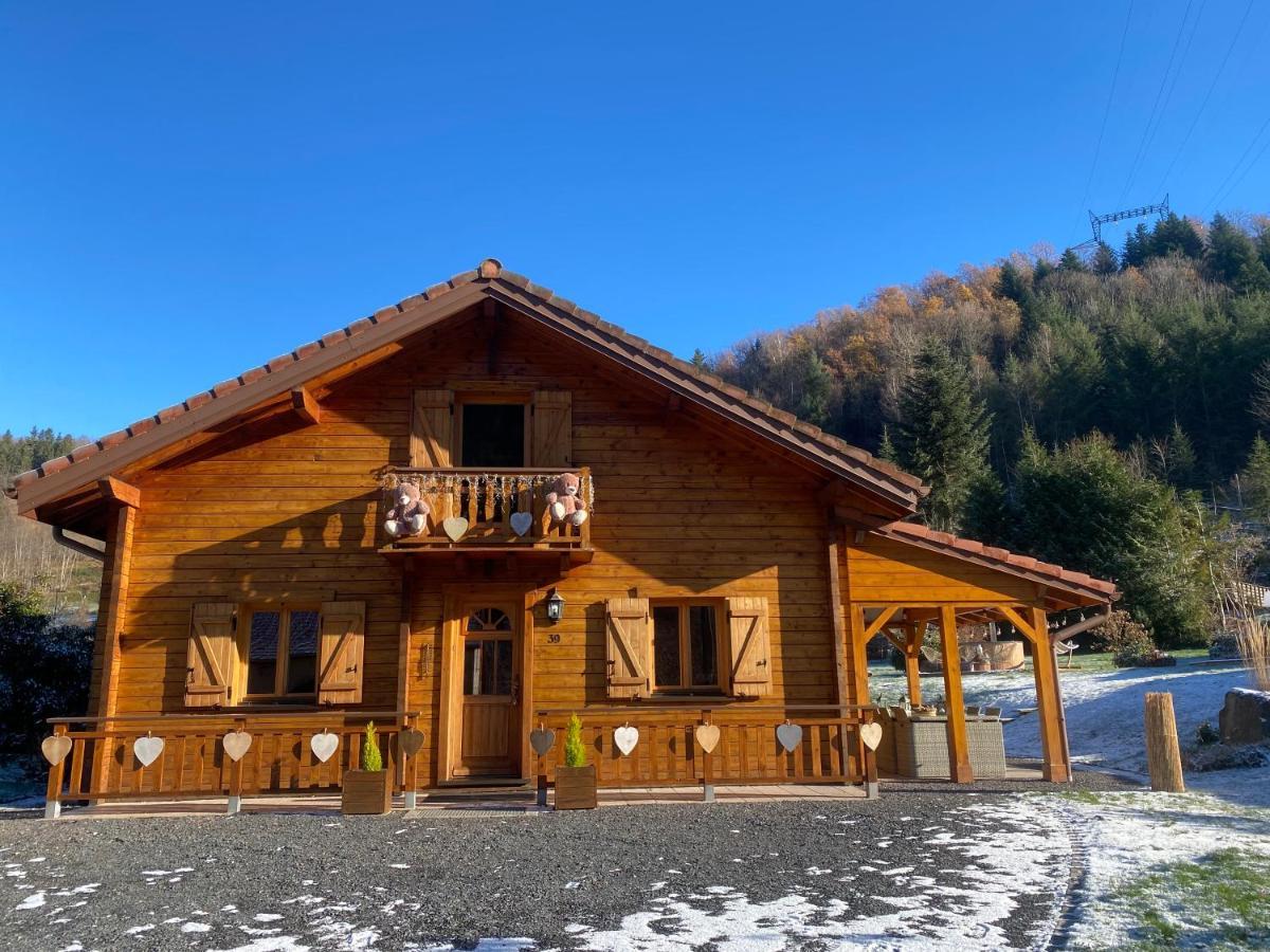 Gite Chalet Avec Bain Nordique Et Piscine 11 Pers Hautes Vosges Plainfaing Buitenkant foto