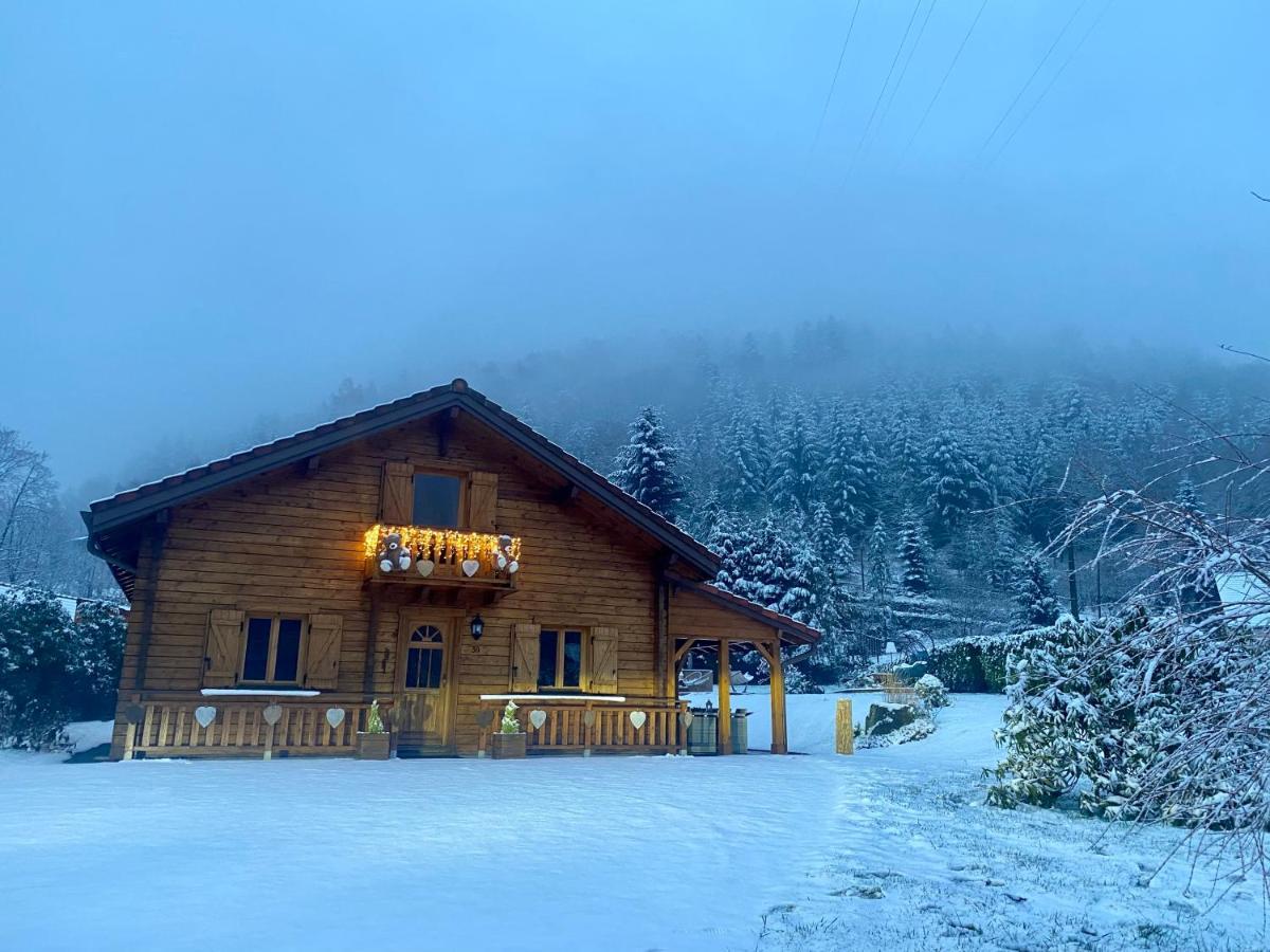 Gite Chalet Avec Bain Nordique Et Piscine 11 Pers Hautes Vosges Plainfaing Buitenkant foto