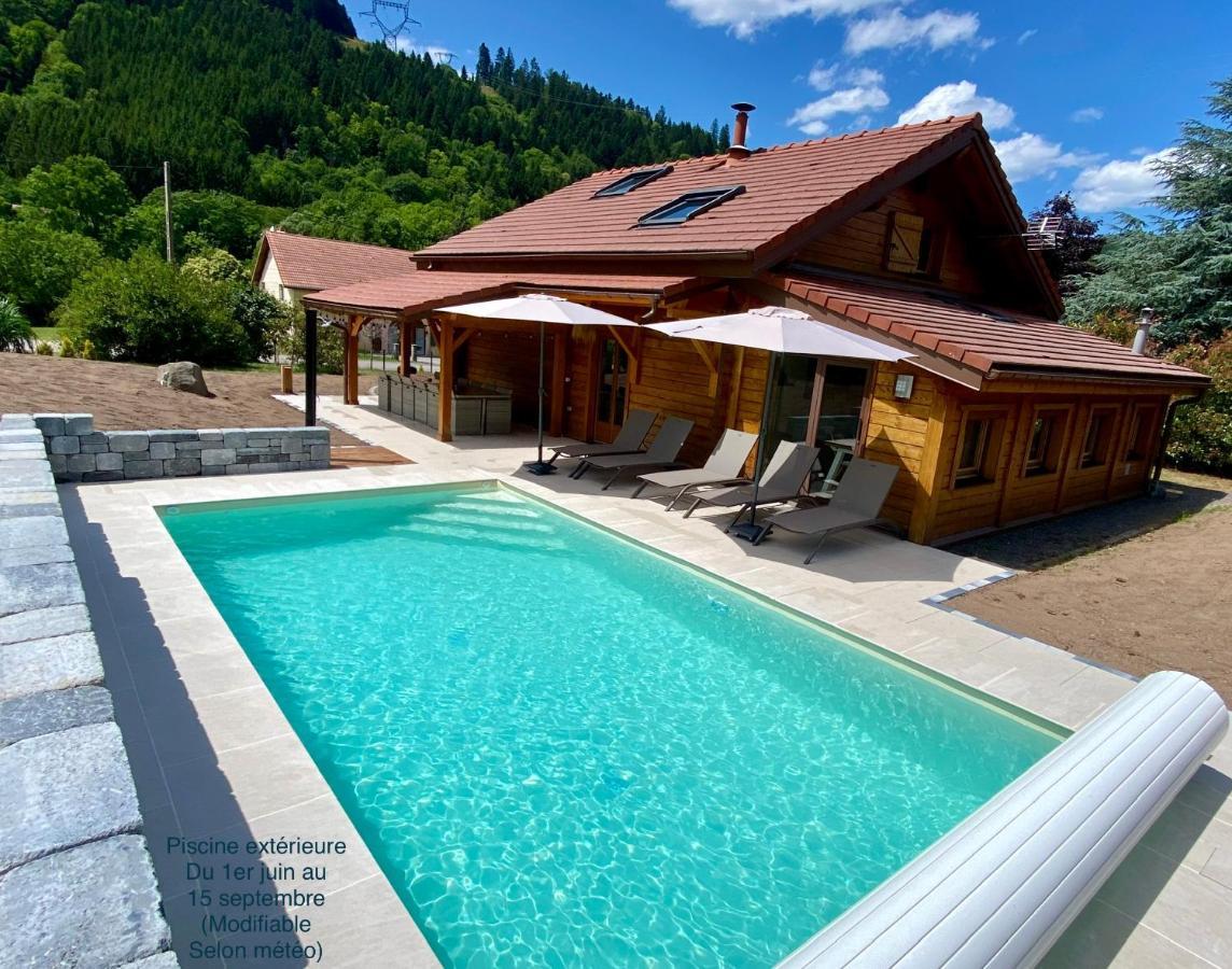 Gite Chalet Avec Bain Nordique Et Piscine 11 Pers Hautes Vosges Plainfaing Buitenkant foto