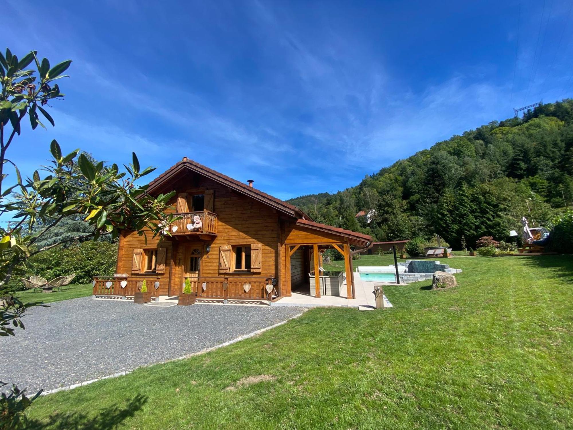 Gite Chalet Avec Bain Nordique Et Piscine 11 Pers Hautes Vosges Plainfaing Buitenkant foto